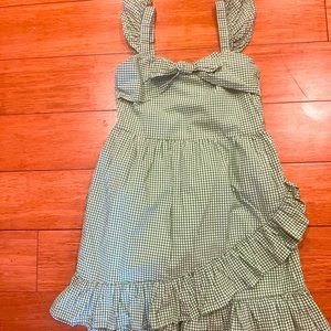 Janie and Jack gingham girl dress size 10